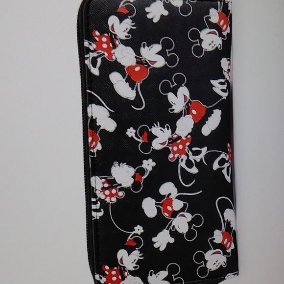 Disney Bags Disneys Mickey Minnie Zip Around Wallet Poshmark